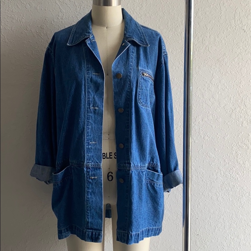 Vintage Midi Denim Jacket